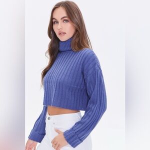 RIBBED TURTLENECK SWEATER